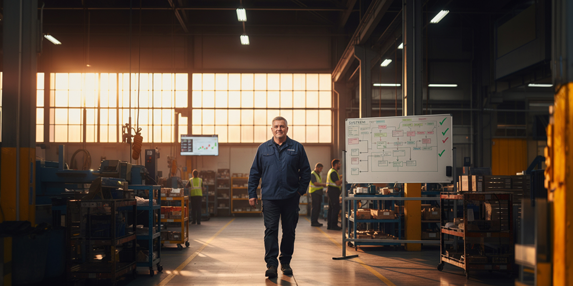 Comment réduire le stress du gestionnaire - satisfaction et usine ordonnée